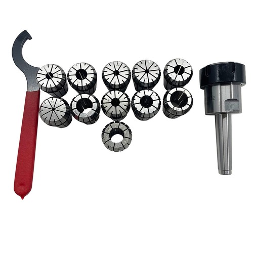 MT2 Shank ER32 Chuck with 11Pcs Collets Set for Milling Machine - Picture 2 of 9