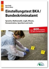 Einstellungstest BKA / Bundeskriminalamt von Kurt Guth (2021, Taschenbuch)