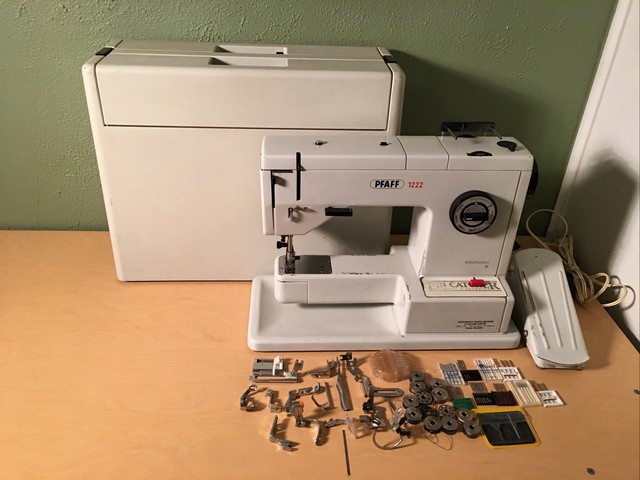 Pfaff 1222 Sewing Machine With Walking Foot And Accessories For Sale Online Ebay