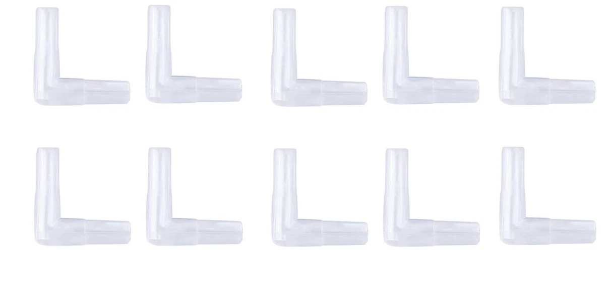 Aquarium Airline Elbow Piece Connector Set of 10