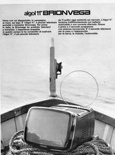 1966 Brionvega Algol 11 PUBBLICITA VINTAGE ORIGINALE Anni 60 Zanuso Sapper 2