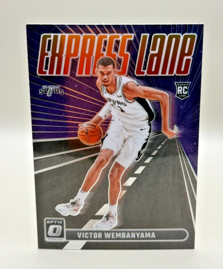 2023 Victor Wembanyama Rookie Optic Express Lane #8 - San Antonio Spurs RC