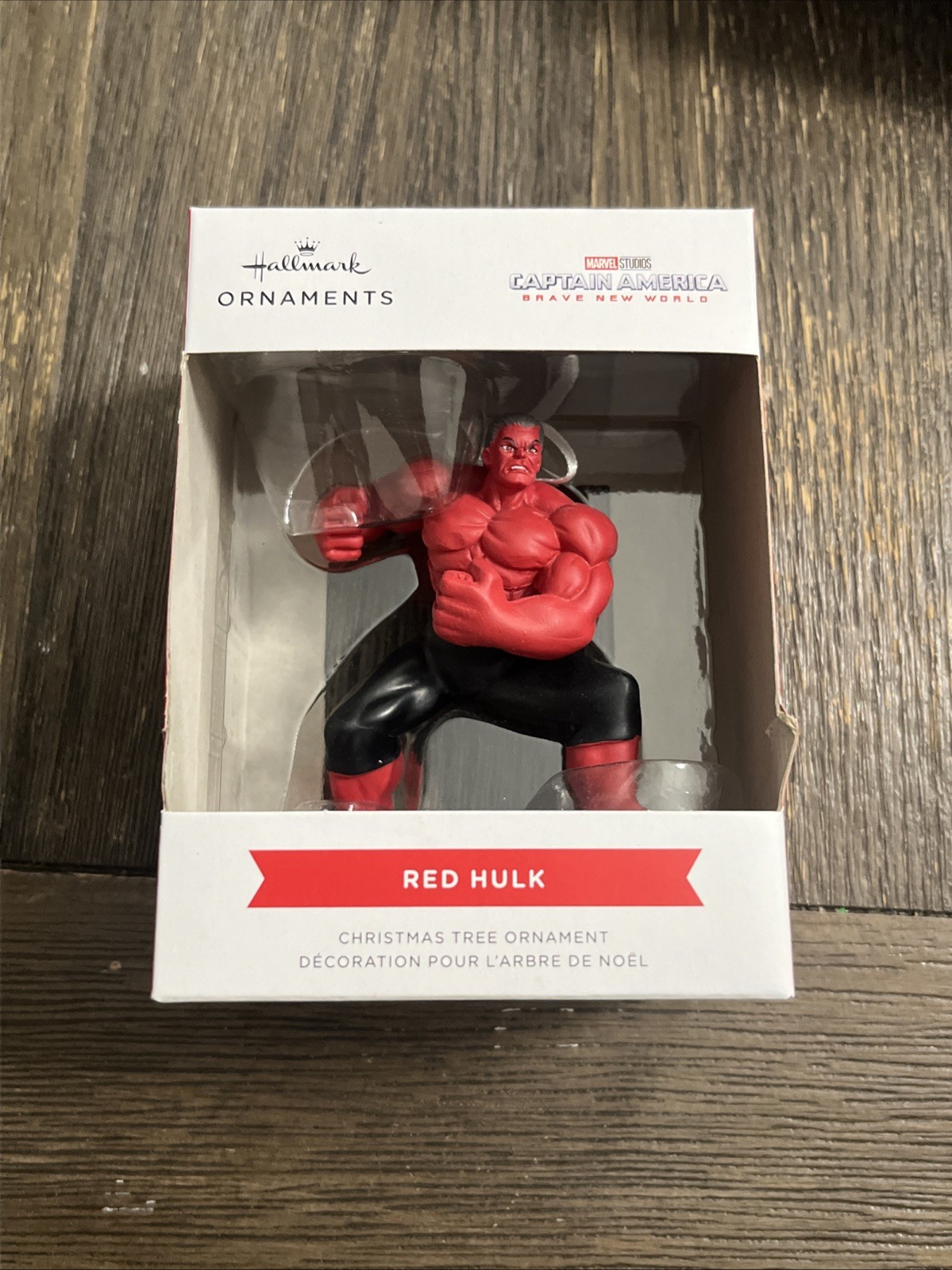 Hallmark Marvel Captain America BNW RED HULK Ornament - BRAND NEW IN BOX