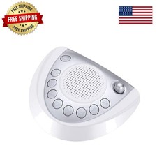 Travel-Friendly White Noise Sound Machine with USB Charging Headphone Jack