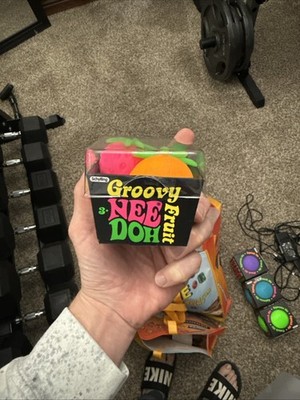 Schylling Groovy Fruit Nee Doh Authentic Schylling Manipulative Toy 3 Pack NEW