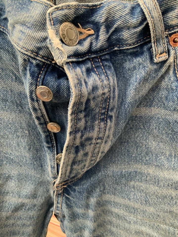 Zara Blue Denim Jeans 1 Pair Mums Cut 1 Pair Boyfriend Cut Both Size 12 - Image 2 of 4