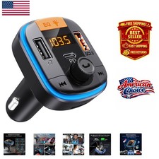 Bluetooth FM Transmitter for Car - Fast Charging PD20W  QC3.0, 3 Music Methods