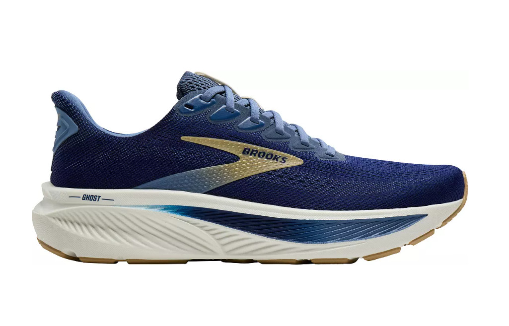 NEW 100% Brooks Ghost 17 Men's Running Shoes Beacon Blue DNA