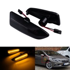2x Led Seitenblinker Blinker Schwarz Für Opel Zafira C Tourer (P12) bj.2011-2019