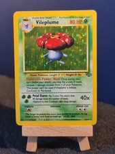 Pokémon TCG Vileplume Jungle Holo Rare Card Unlimited Edition 15/64