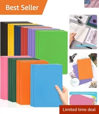 Bulk A5 Lined Journals - 30 Beautifully Colored Notebooks for Easy Note-Taking