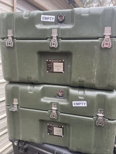 25x18x15" Exterior Pelican Hardigg Weather Tight Transport Case Military Medical