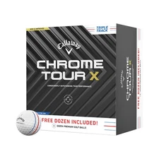 NEW Callaway Chrome Tour X 2024 Triple Track Golf Balls - Buy 3 DZ Get 1 DZ Free