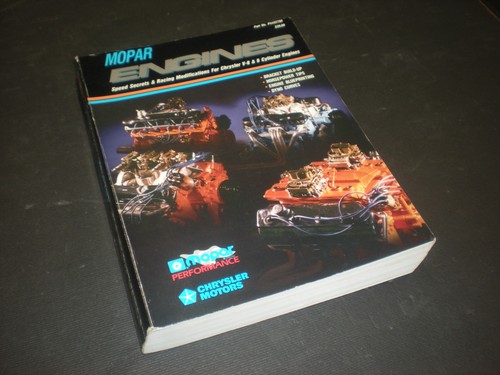 Vintage 1989 Mopar P4452790 Speed Secrets and Racing Modifications Book