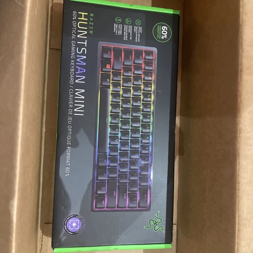 NEW Razer Huntsman Mini 60% Gaming Keyboard Chroma RGB  Optical Switches - Black