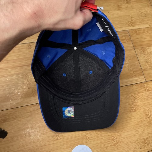 Nike Classic 99 Youth Huskies Wolf Seawolves Dog Blue/Red Strapback Hat Cap EUC - Picture 11 of 17