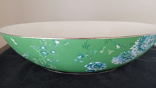 WEDGWOOD Jasper Conran ovale Schale Chinoiserie grün Bone China ohne Box