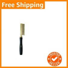 Ceramic Coated Straightening Comb - Medium Curved Teeth for Effortless Styling