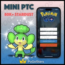 Pokémon PTC Go - Shiny Pansage - 80K Stardust✨Read Description✨