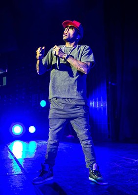 Kid Ink performs the One Hell of a Night Tour at DTE Energy Center- Old Photo 10