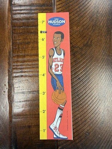 Lou Hudson #14 1969 Topps Rulers card