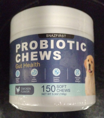 Probiotic Chews for Dogs   Supports Gut Health, Digestion, Gas, Constipation