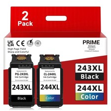 PG-243XL Black CL244XL Ink Cartridge for Canon Pixma MG2450 MG2520 MG2522 MG3020