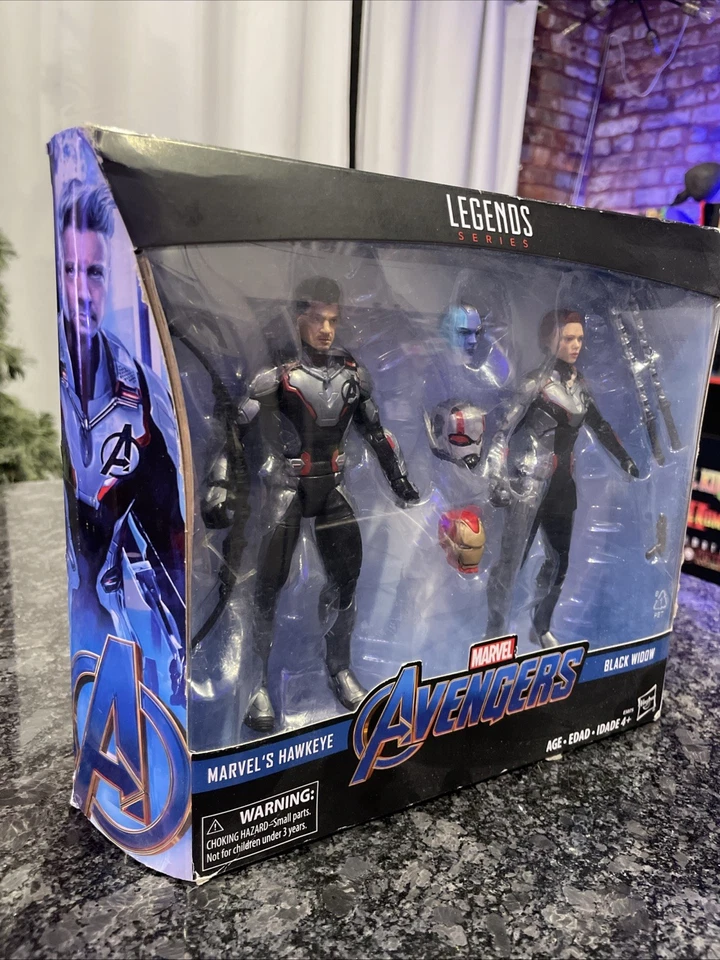Marvel Legends Avengers Endgame Black Widow & Hawkeye paquete de 2 figuras objetivo  Foto 2 de 4