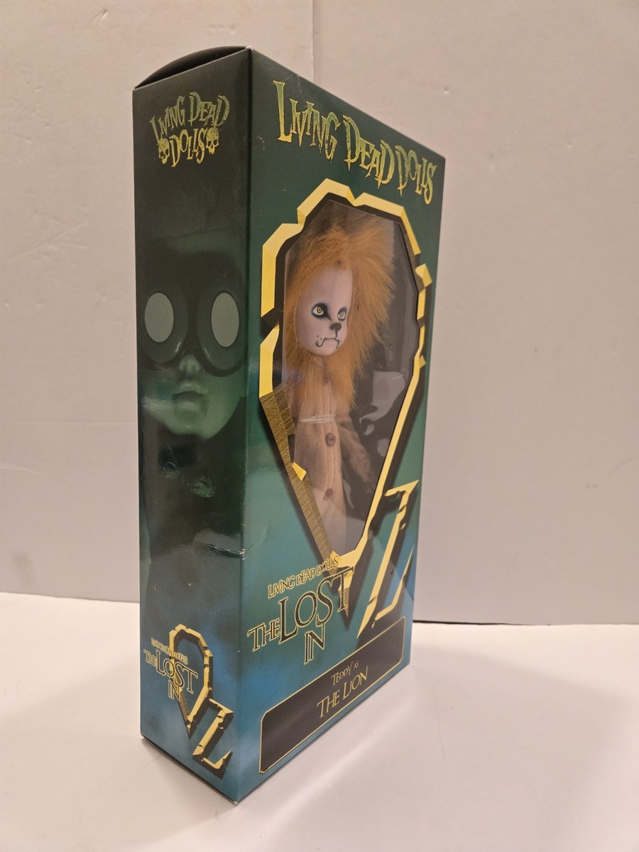 Mezco Toyz*Living Dead Dolls*Lost In Oz Teddy As The Lion NIB Fast