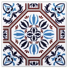 DICOFUN 32 Talavera Mexican Tile Peel Stick Backsplash 6x6" Waterproof PVC