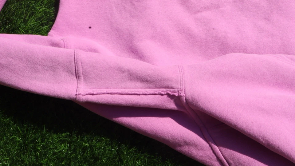 Sudadera con Capucha Lululemon Rosa All Yours Terry Francés Mujer Mediana Pullover Bolsillos Foto 4 de 4