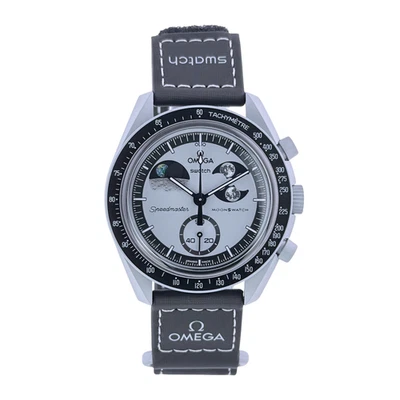 Swatch X Omega MoonSwatch Mission to Earthphase Armbanduhr 42 mm Ref. SO33M700 - Bild 1 von 4