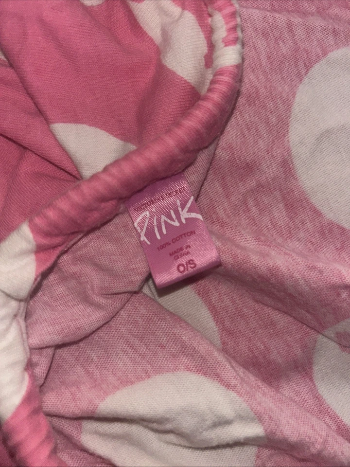 Bolso de lavandería Victoria's Secret rosa con cordón para perro de colección raro alrededor del año 2000 Foto 4 de 4