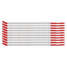BRADY SCNC-10 Wire Marker Wand,Preprinted,Sleeve,PK10 3TP30