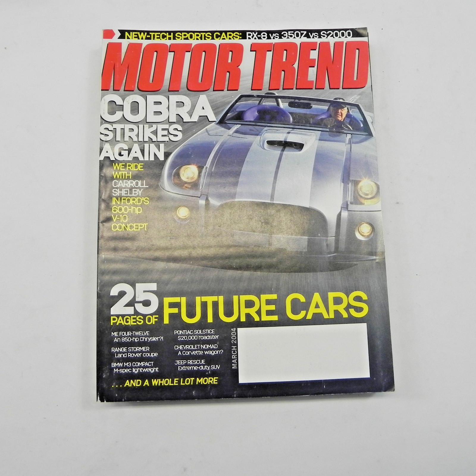 2004 MOTOR TREND MAGAZINE LOT OF 9 ISSUES RACING CAR CUSTOM MUSCLE DRAG TRACK