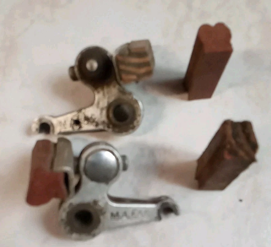 Paire étriers De Frein Vélo Mafac Vintage - Aluminium Français - Occasion Bon état