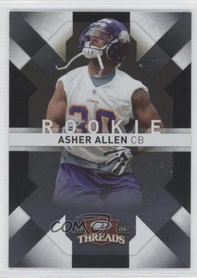2009 Donruss Threads Rookie 85/999 Asher Allen #108 2d8