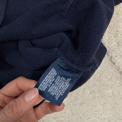 VTG Polo Ralph Lauren Navy XL 18-20 Full Zip Hoodie Jacket - Picture 5 of 8