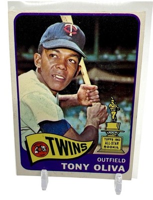 1965 Topps Tony Oliva #340 Twins All Star Rookie Trophy Vintage Card