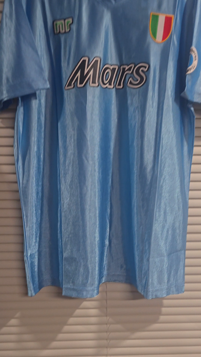SSC NAPOLI HOME 1990/1991 - Football Soccer - MARADONA # 10 - 2XL