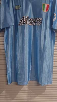 SSC NAPOLI HOME 1990/1991 - Football Soccer - MARADONA # 10 - 2XL