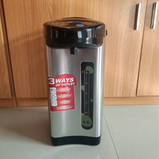 6.8L Hot Water Dispenser 304 Stainless Steel Temp Settings Auto Shut-off LED UK