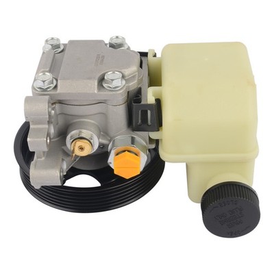 Power Steering Pump w/Pulley+Reservoir For Mazda CX-7 2007-2012 2.3L 2.5L L4 EG2