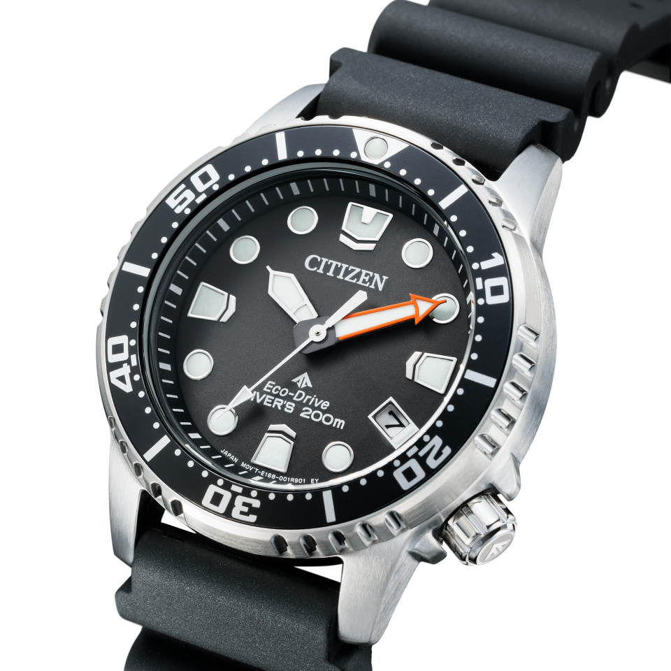 美品CITIZEN PROMASTER Eco-Drive EO2020-08E CITIZEN PROMASTER MARINE EO2020-08E Eco-Drive Solar Diver Watch