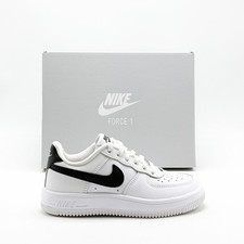  NEW Pre-School Kids Nike Air Force 1 Low PS White / BLACK IF1673 101   