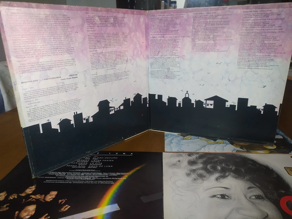 Celia Cruz Ruben Blades 4 Vinyl LPs Venezuela For A Single Price!! - Image 3 of 4