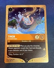Disney Lorcana - Timon Snowball Swiper 32/P3 FOIL Promo Card TCG Winterpell