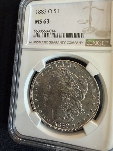 New Listing1883 O Morgan Silver Dollar - NGC - MS 63