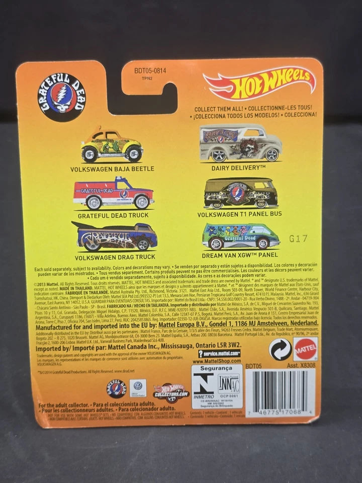 2014 Hot Wheel Pop Culture Grateful Dead Dairy Delivery Real Riders Bad Blister - Image 4 of 4