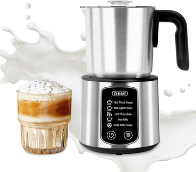 #ad Milk Frother5 in 1 Stainless Steel Professional Milk Steamer，Easy to Clean Hot $107.99